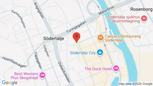 Apartments for rent i Södertälje - kort over placeringen