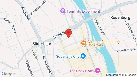 Apartments for rent i Södertälje - kort over placeringen