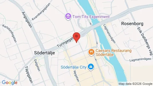 Apartments for rent i Södertälje - kort over placeringen