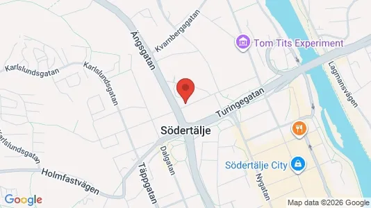 Apartments for rent i Södertälje - kort over placeringen