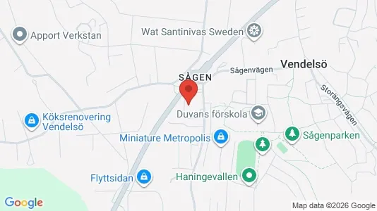 Apartments for rent i Haninge - kort over placeringen