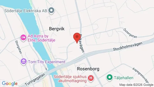 Apartments for rent i Södertälje - kort over placeringen