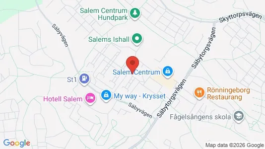 Apartments for rent i Salem - kort over placeringen