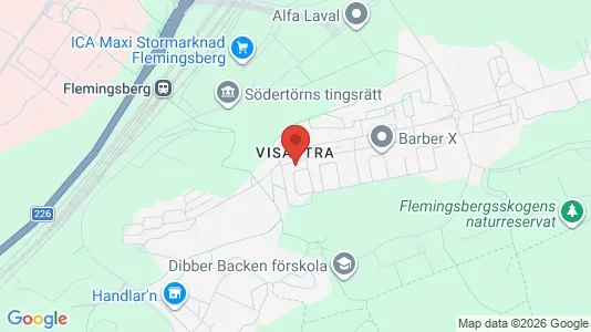 Apartments for rent i Huddinge - kort over placeringen
