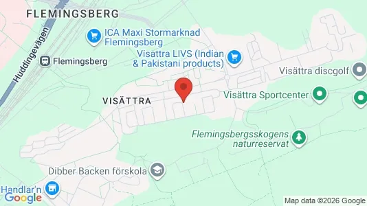 Apartments for rent i Huddinge - kort over placeringen