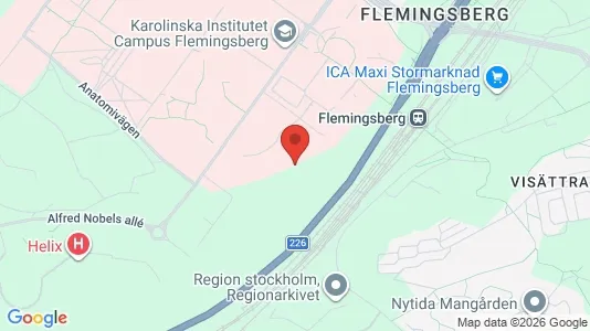 Apartments for rent i Huddinge - kort over placeringen
