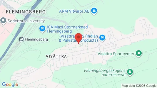 Apartments for rent i Huddinge - kort over placeringen