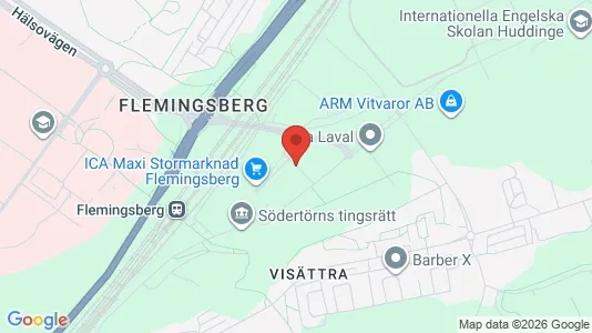 Apartments for rent i Huddinge - kort over placeringen