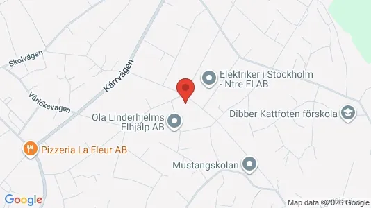 Apartments for rent i Tyresö - kort over placeringen