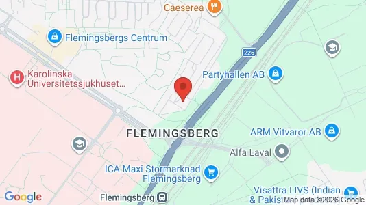Apartments for rent i Huddinge - kort over placeringen