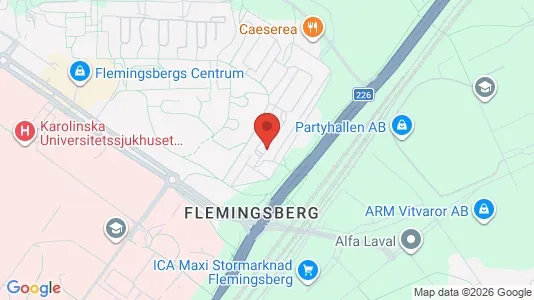 Apartments for rent i Huddinge - kort over placeringen