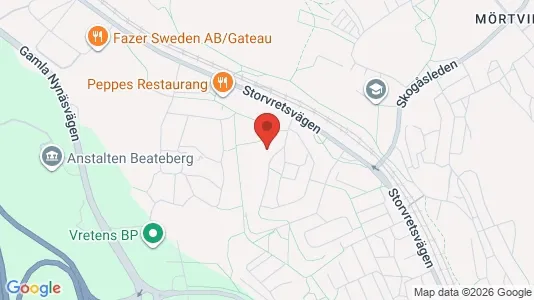 Apartments for rent i Huddinge - kort over placeringen