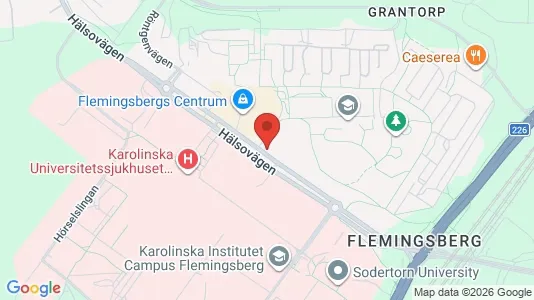 Apartments for rent i Huddinge - kort over placeringen