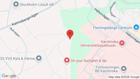Rooms for rent i Botkyrka - kort over placeringen