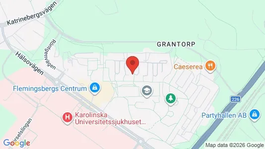 Apartments for rent i Huddinge - kort over placeringen