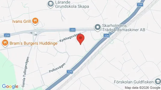 Apartments for rent i Huddinge - kort over placeringen