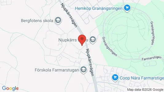 Apartments for rent i Tyresö - kort over placeringen