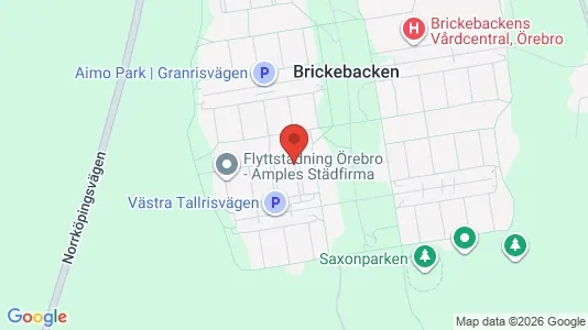 Apartments for rent i Örebro - kort over placeringen