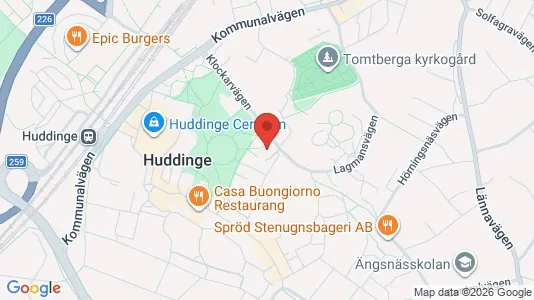 Apartments for rent i Huddinge - kort over placeringen