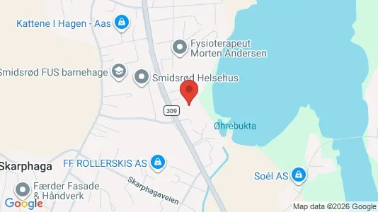 Rooms for rent i Færder - kort over placeringen