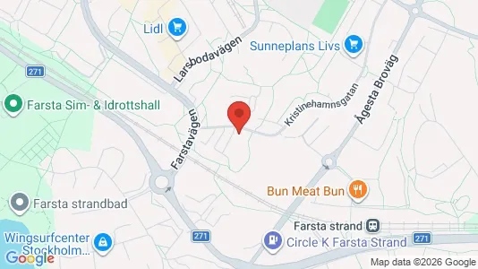 Apartments for rent i Stockholm South - kort over placeringen