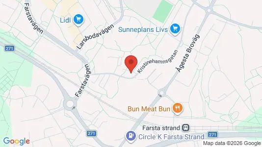 Apartments for rent i Stockholm South - kort over placeringen