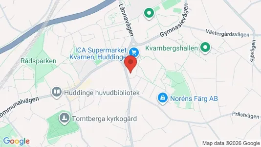 Apartments for rent i Huddinge - kort over placeringen