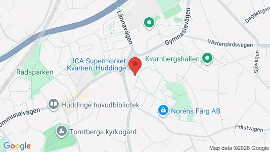 Apartments for rent i Huddinge - kort over placeringen