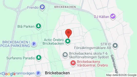 Apartments for rent i Örebro - kort over placeringen