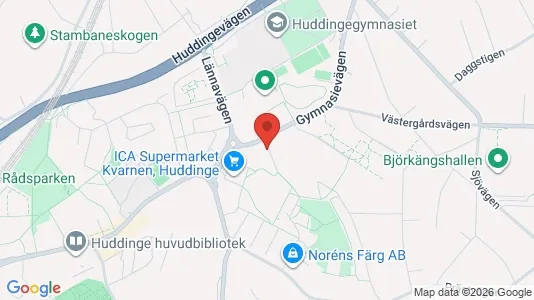 Apartments for rent i Huddinge - kort over placeringen