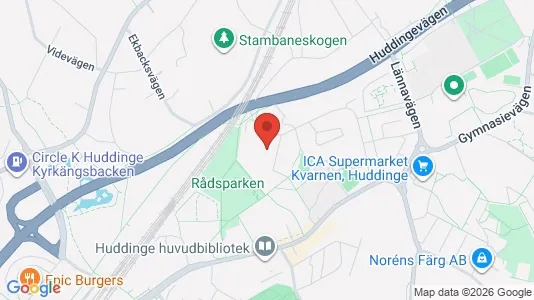 Apartments for rent i Huddinge - kort over placeringen