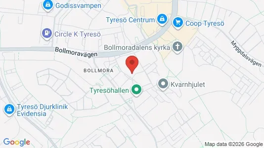 Apartments for rent i Tyresö - kort over placeringen