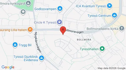Apartments for rent i Tyresö - kort over placeringen
