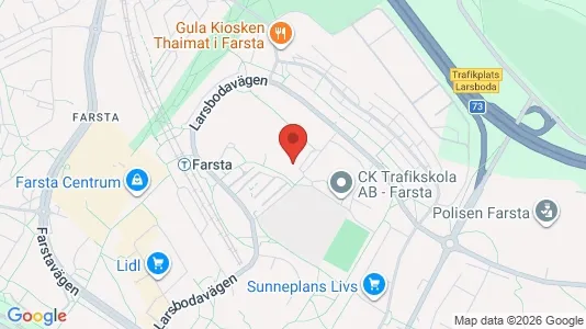 Apartments for rent i Stockholm South - kort over placeringen