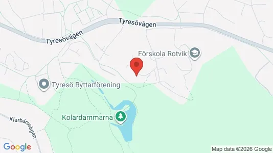 Apartments for rent i Tyresö - kort over placeringen