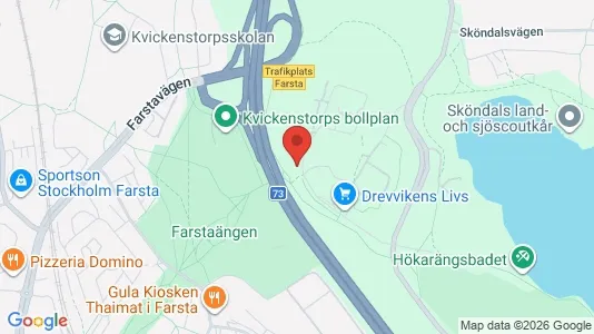 Apartments for rent i Huddinge - kort over placeringen