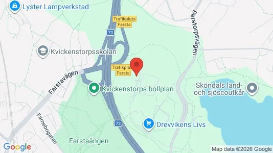 Apartments for rent i Huddinge - kort over placeringen