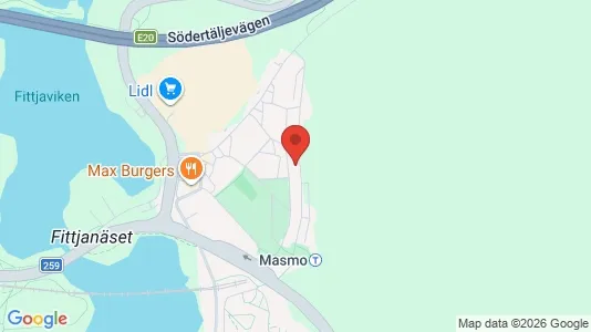 Apartments for rent i Huddinge - kort over placeringen
