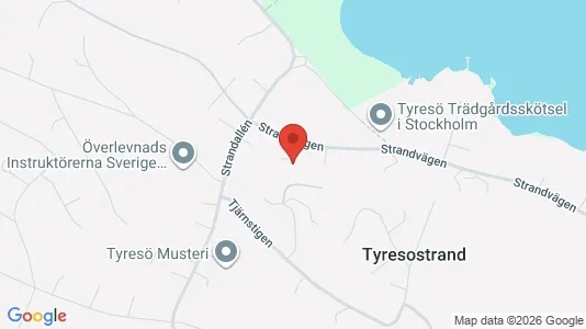 Apartments for rent i Tyresö - kort over placeringen