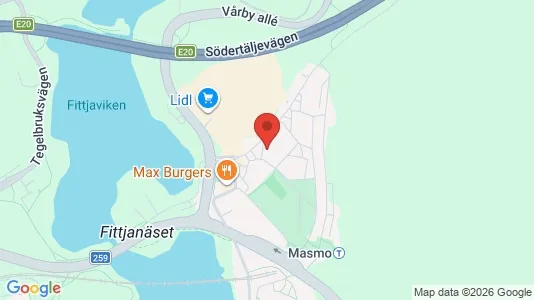 Apartments for rent i Huddinge - kort over placeringen