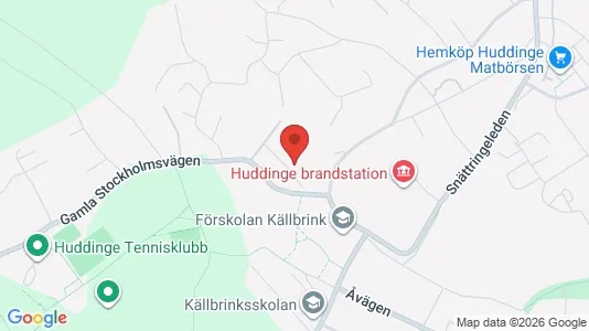 Apartments for rent i Huddinge - kort over placeringen