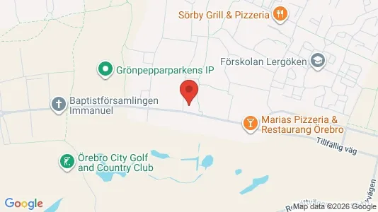 Apartments for rent i Örebro - kort over placeringen