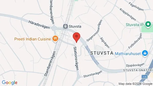 Apartments for rent i Huddinge - kort over placeringen