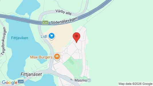 Apartments for rent i Huddinge - kort over placeringen