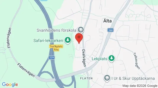 Apartments for rent i Nacka - kort over placeringen