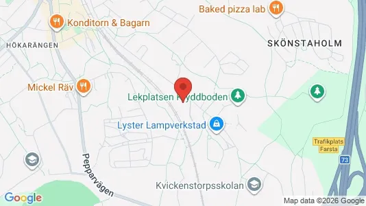 Apartments for rent i Stockholm South - kort over placeringen