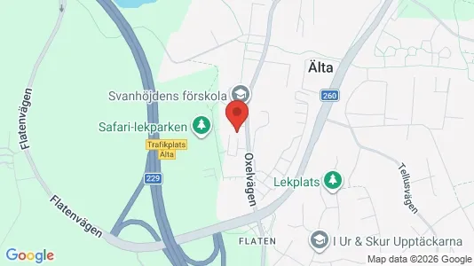 Apartments for rent i Nacka - kort over placeringen
