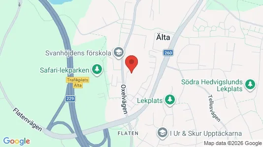 Apartments for rent i Nacka - kort over placeringen