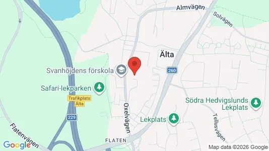 Apartments for rent i Nacka - kort over placeringen