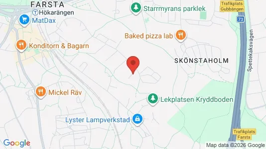 Apartments for rent i Stockholm South - kort over placeringen